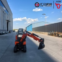 Mini-excavatrice HZM06U de 0,6 tonne, puissante et efficace pour les projets de jardinage et les petits travaux de construction