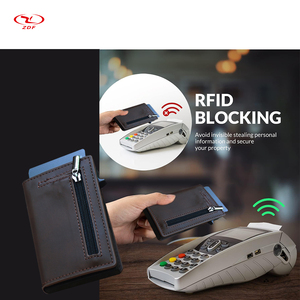 Cartera con Bloqueo RFID ZDF 13.56MHz, Protección NFC para <span class=keywords><strong>Tarjetas</strong></span> <span class=keywords><strong>de</strong></span> Visita, <span class=keywords><strong>Tarjetas</strong></span> <span class=keywords><strong>de</strong></span> Membresía, Protección <span class=keywords><strong>de</strong></span> Información Personal - Product Image 6