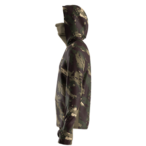 Jacht- en outdoor kleding voor heren, viskleding, diepe jungle camouflage nekwarmer met capuchon, snel drogend, zonwerend materiaal - Product Image 4
