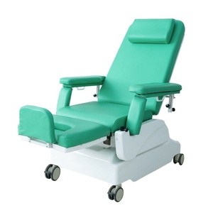 Sillón Reclinable Eléctrico Portátil YGCX10 para Hospitales y Enfermería, Silla Plegable para Flebotomía, Extracción <span class=keywords><strong>de</strong></span> Sangre, Donación y Hemodiálisis - Product Image 6