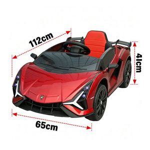 Auto Eléctrico de Doble Tracción para Niños, Reproductor de Música MP3, Construcción de Plástico de Alta Seguridad, Plataforma Segura, Edades 3-12 - Product Image 5