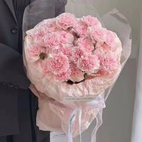 Buket Bunga Anyelir Awet Gaya Kartun Kecil Bunga Buatan Sabun Beraroma Hadiah Hari Ibu Ulang Tahun