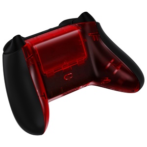 EXtremeRate Clear Red Replacement Controller Battery Cover & Bottom Shell for Xbox Series X & S Controller - Product Image 5