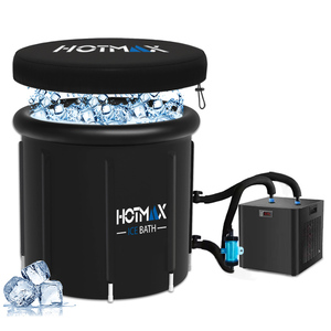 Baignoire à glace gonflable en PVC pour usage extérieur et domestique avec refroidisseur d'eau 1/3HP pour le fitness - Product Image 1