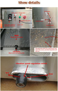 เครื่องแยกหนอนซุปเปอร์วอร์มอัตโนมัติประสิทธิภาพสูง เครื่องคัดแยกหนอนเหลือง ชิ้นส่วนแกนกลางมอเตอร์เกียร์ สแตนเลสสตีล เครื่องจักรแข็งแรง - Product Image 2