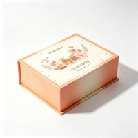 Coffret Cadeau Bébé en Gros : Boîte en Carton Magnétique de Luxe pour Vêtements et Jouets d'Anniversaire pour Enfants