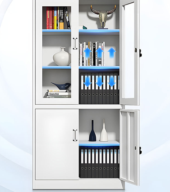 Wholesale Hot Style Office Storage Archive Cabinet 2 Door Steel Cabinetlocker Cabinet Steel Armoire Metallique Steel Locker