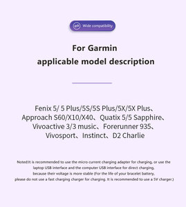 Nouveau Câble de <span class=keywords><strong>Chargeur</strong></span> Sans Fil USB-C Portable en Promotion pour les Modèles <span class=keywords><strong>Garmin</strong></span> <span class=keywords><strong>Fenix</strong></span> 8/7/6/<span class=keywords><strong>5</strong></span>/S/X et Forerunner - Charge Rapide 5A - Product Image 6