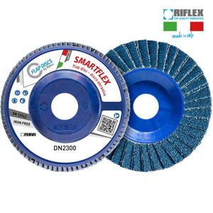 Disque abrasif à double lamelle FERVI SMARTFLEX, dureté moyenne, OEM, carbure de silicium, oxyde d'aluminium, diamant, céramique, tissu - Product Image 1