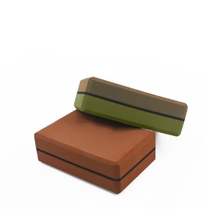 Sinh Thái Thân Thiện Với Màu Kép Siêu Mật Độ Cao Trọng Lượng Nhẹ Bền Không Trượt Ổn Định Hỗ trợ Di Động Biểu Tượng Tùy Chỉnh EVA <span class=keywords><strong>Yoga</strong></span> Khối - Product Image 1