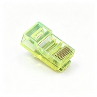 Conector Modular de Red Ethernet RJ45 Multicolor CAT6 UTP 8P8C