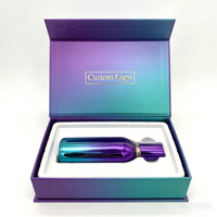 Scatola Rigida Personalizzata a Conchiglia con Chiusura Magnetica, Confezione di Lusso Vuota per Profumi, Vassoio in EVA, Carta Artistica Biodegradabile per Creme Viso