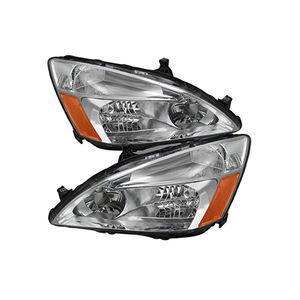 Faros Delanteros para Honda Accord 2003-2007, Repuestos Halógenos 33151-SDA-A01 33101-SDA-A01, Conjunto de Plástico Nuevo - Product Image 1