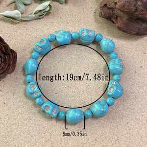Bracelet en pierre naturelle avec perles de verre colorées, design tendance pour la pratique de la gratitude, pour les grossistes, option d'expédition assurée - Product Image 1