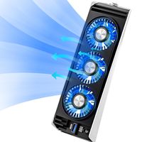 Nouveau modèle pour PS5 Console ventilateur de refroidissement contrôle de température dissipateur de chaleur pour PS5 Console de jeu refroidissement monté à l'arrière pour un refroidissement efficace