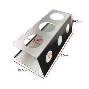 Chai nước soda cống Giá giữ cốc với Silicone Pad cống giá thép không gỉ chai nước khô thủy tinh nhà bếp Kim loại - Product Image 4