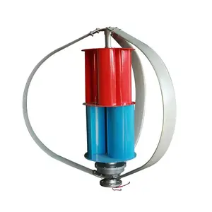 Low Noise Aluminium Alloy Blades 220V 3kw Vertical Axis Wind Power Generator