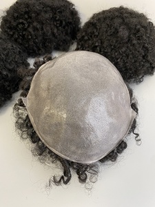 Perruque <span class=keywords><strong>Homme</strong></span> : <span class=keywords><strong>Cheveux</strong></span> Courts, 100% <span class=keywords><strong>Cheveux</strong></span> Humains Vierges, Base PU, Prothèse Capillaire pour Hommes Chauves - Product Image 5