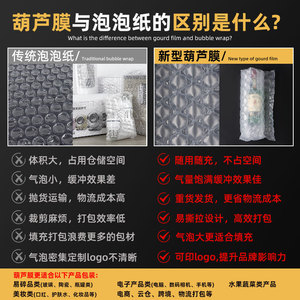 Gourd Shaped <b>Bubble</b> <b>Wrap</b> 1.5mm Thickness 40cm Width 300m Length Transparent Polyethylene Cushioning Packaging Material - Product Image 5