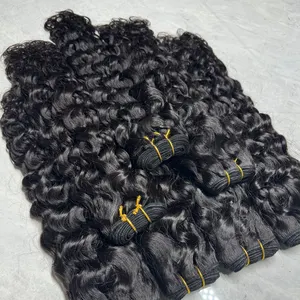 Raw vietnamese wholesale water wave human hair bundles extensions vendor