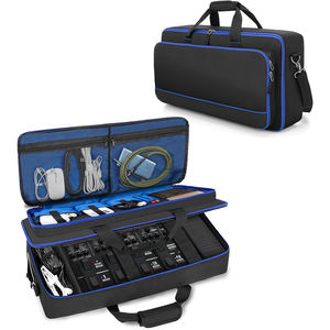 กระเป๋าใส่สายเคเบิลและอุปกรณ์เสริมสำหรับกีตาร์ ใช้ได้กับ Boss <span class=keywords><strong>ME</strong></span>-<span class=keywords><strong>80</strong></span>, GT-1000, GX-100, <span class=keywords><strong>ME</strong></span>-90 พร้อมช่องเก็บของ - Product Image 1