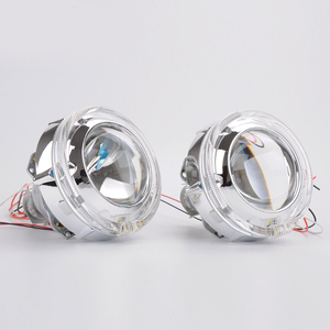 RR GT-I cubiertas HID Bi xenón de Ojos de Ángel coche luz de la cabeza máscaras de plata - Product Image 4