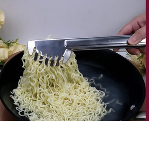 Pince à steak créative en acier inoxydable DFT12-2 pour cuisine domestique, pince à barbecue, pince à poisson frit, pince alimentaire, pince à pain, pince à alvéoles - Product Image 3