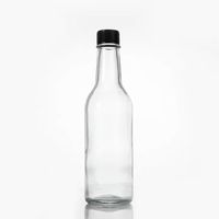 Bouteille en verre de 250 ml pour huile d'olive ou huile à barbe avec bouchon et pinceau de scellement – Vente en gros