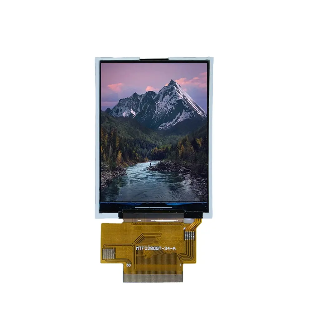 RGB arayüzü ile 2.8 inç 240*320 çözünürlük TFT LCD ekran modülü ucuz çin MCU