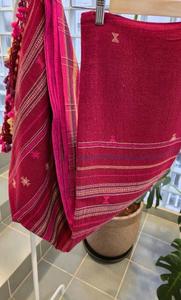 <b>Red</b> Cotton Bhujodi <b>Saree</b> Traditional Handwoven Ethnic Designer Handloom <b>Saree</b> Elegant Wedding Festive Party Wear for Women - Product Image 3