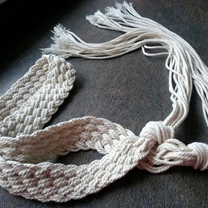 Cinturón de Macramé Hecho a Mano, Felicidad Hecha a Mano - Product Image 1