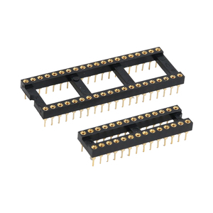 Chất lượng cao 2.54 mét Pitch vàng mạ Vòng pin tiêu đề Dip IC ổ cắm kết nối - Product Image 1