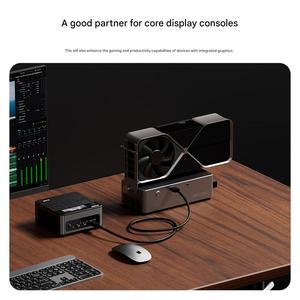 Base de Conexión para GPU Externa AG02 OCuLink USB4 con Doble Interfaz, Fuente de Alimentación de 800W, Carga PD, Intercambio en Caliente de Tarjetas Gráficas TGX para Portátiles - Product Image 2