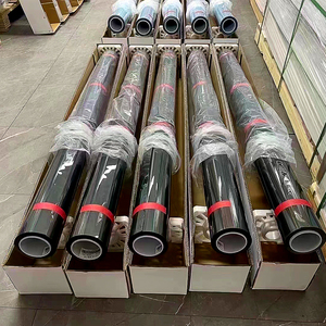 ฟิล์ม TPU PPF 7.5mil 6.5mil 1.52X15ม. ฟิล์มสีดำมันวาวพิเศษไม่ชอบน้ำเคลือบ PPF รักษาด้วยตนเอง