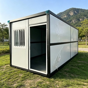 Casa Contenedor Plegable de 20 pies, Transpirable, para Dormitorio, Taller, Oficina en Casa, Hotel, Tienda, Construida con Panel Sándwich de Acero - Product Image 4