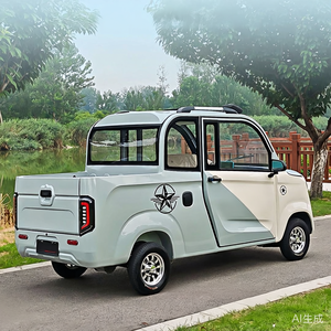 4-<b>Wheel</b> Pickup Truck for Cargo, <b>Small</b> Household Dual-Use Vehicle, Oil-Electric Hybrid New Energy With Box Pickup Truck - Product Image 3