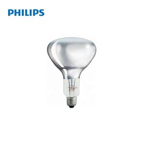 Инфракрасная промышленная тепловая лампа накаливания <span class=keywords><strong>Philips</strong></span> R125 IR 375W E27 230-250 В CL 1CT/10 923223543807 физиотерапевтическая лампа - Product Image 2