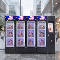 Máquina Expendedora de Flores Refrigerada de Bajo Consumo para 12 Ramos, Diseño Modular, Servicio ODM