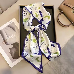 Pour <span class=keywords><strong>Amazon</strong></span> Bestseller Bandeau <span class=keywords><strong>en</strong></span> polyester élégant à la mode pour femmes avec lettres élégantes à motif d'arcs Argyle imprimées - Product Image 3