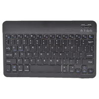 Teclado Inalámbrico con Panel Táctil, Recargable por USB-C, Retroiluminación LED, BT 5.0, Tamaño Completo para iPad 10.9, Tabletas Samsung y Xiaomi