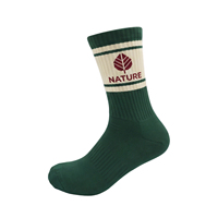 Chaussettes de sport tricotées personnalisées pour hommes, chaussettes classiques de course à pied, chaussettes de sport durables et tendance