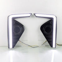 Feux de jour à LED bicolores avec clignotants séquentiels ambrés pour Perodua Ativa 2020-2023