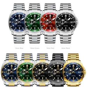 Montres de luxe originales pour hommes, lumineuses, étanches, avec date, montre de bureau pour hommes, acier inoxydable, quartz, montre-bracelet pour homme - Product Image 5