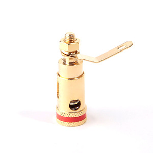 Âm thanh đồng thau mạ Vàng Báo Chí Loại khuếch đại khối thiết bị đầu cuối, Loa âm thanh kết nối, Loa khuếch đại khối thiết bị đầu cuối - Product Image 2