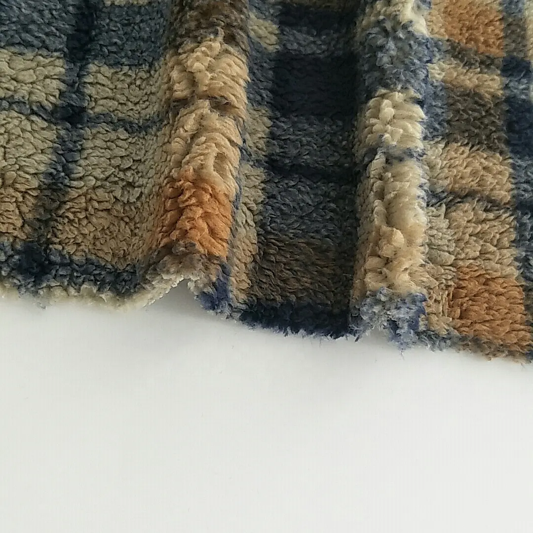 사용자 정의 100% 폴리 에스터 인쇄 니트 부드러운 따뜻한 양털 담요 sherpa 패브릭