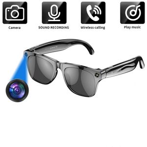 LIGE BWXKOENPro AI Gafas con cámara Traducción de voz inteligente Respuesta Llamada Música Gafas de sol Grabación de video Gafas inteligentes - Product Image 1
