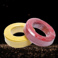 Fil électrique souple en cuivre PVC BV BVR pour câblage domestique, commande minimum 100m, conducteur en cuivre pur