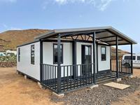 Casas Prefabricadas Modulares Portátiles de Lujo, Económicas, Plegables, de 2 Dormitorios, Tipo Contenedor, Expandibles