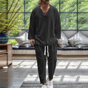 Camicia e pantaloni Casual comodi alla moda da uomo - Product Image 2