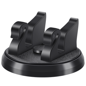 ที่วางโทรศัพท์ในรถยนต์ ABS อเนกประสงค์ขาตั้งแดชบอร์ดที่ยึดที่มั่นคงพร้อมคลิปฟรีและที่ยึดโทรศัพท์ในรถยนต์สีดำแบบหมุนได้ - Product Image 1